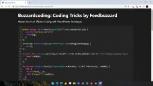 Buzzardcoding Coding Tricks by Feedbuzzard